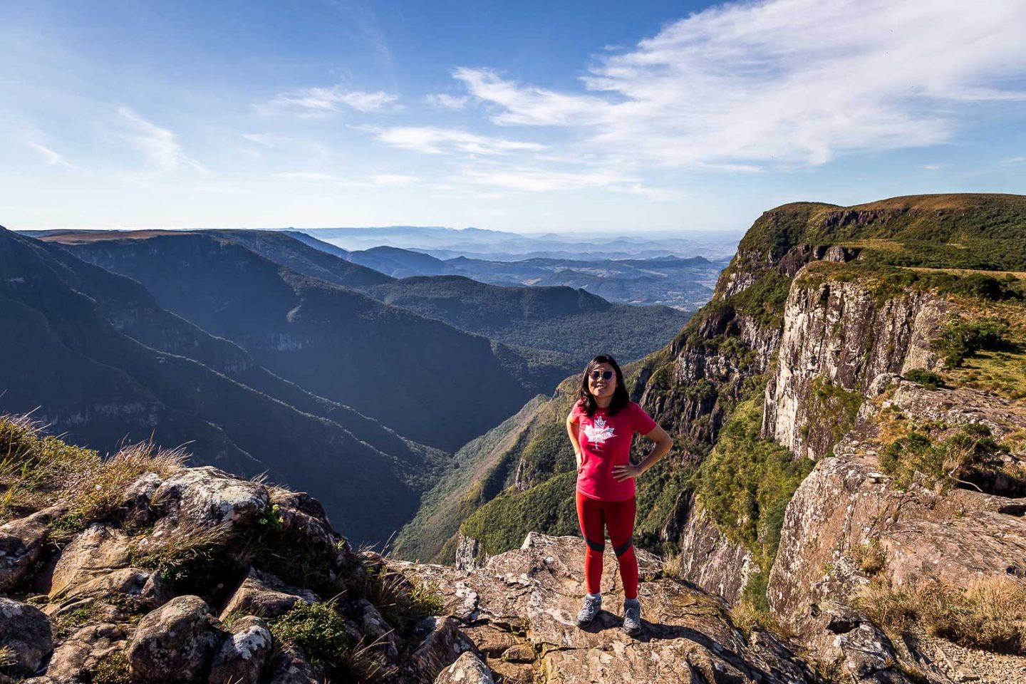 Julie at Canyon Fortaleza in Brazil